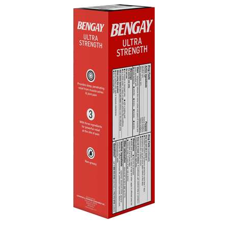 Bengay Ultra Strength Cream 4 oz., PK36 5108194